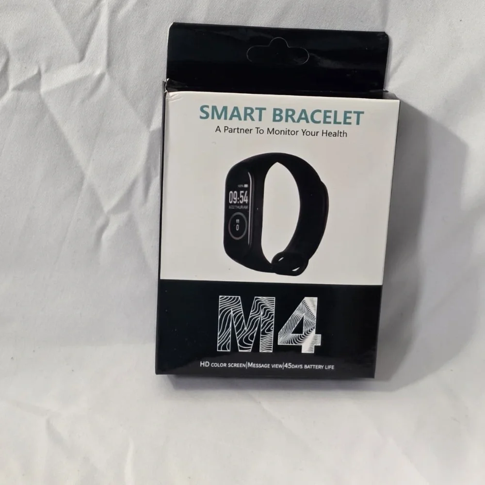 Smart M4 Fitness Band Watch FitBit– Heart Rate & Blood Pressure Tracker